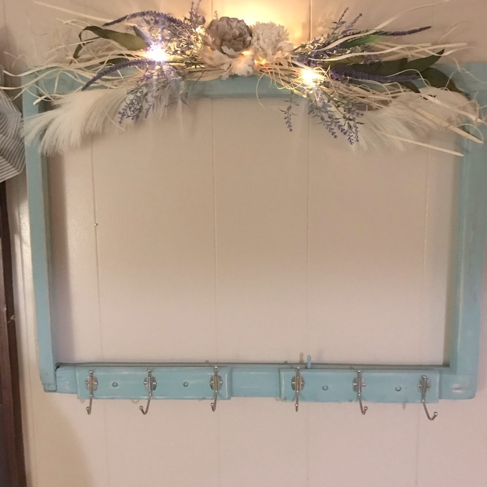 Refurbished Vintage Farm Window Frame